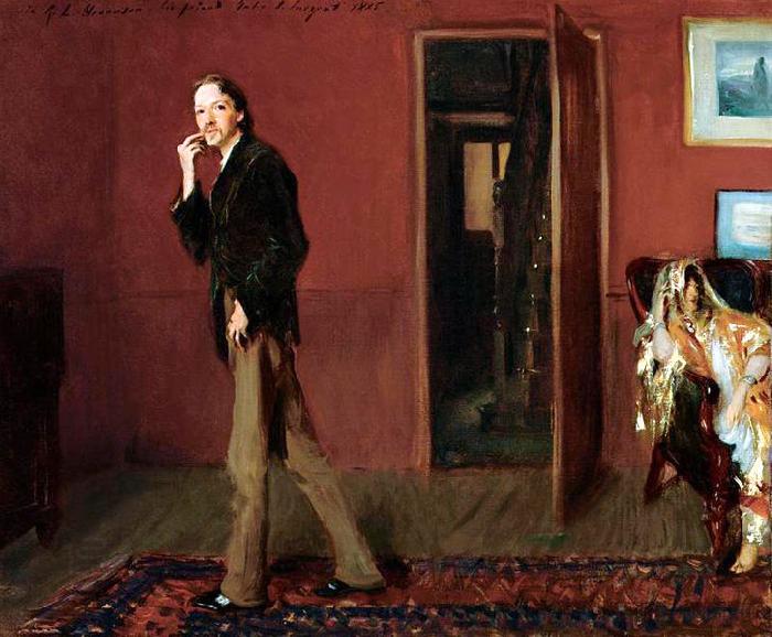 John Singer Sargent Robert Louis Stevenson and His Wife oil painting picture